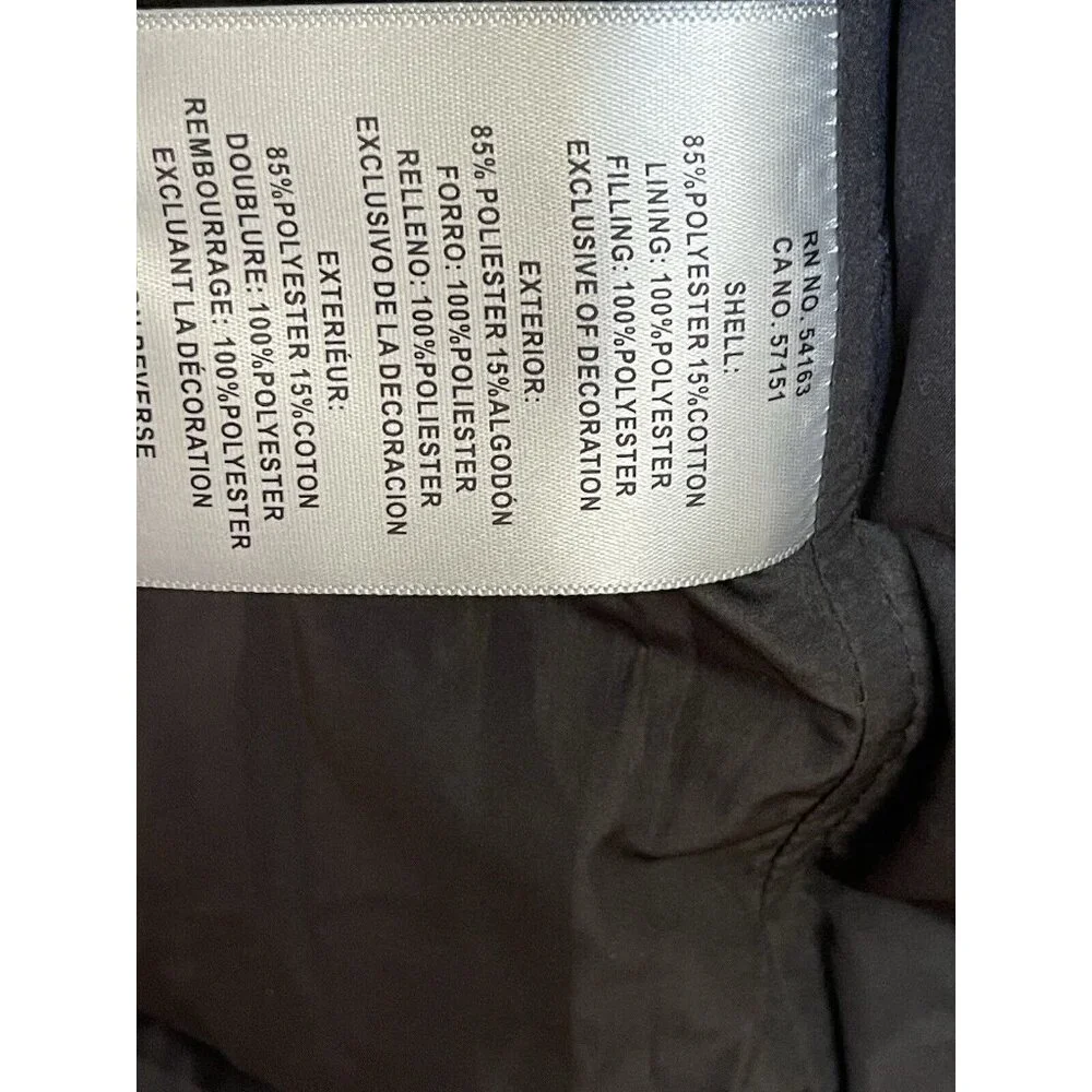 LEVI'S ARCTIC‎ CLOTH HEAVYWEIGHT HOODED PARKA JACKET SIZE SMALL Down Alternative